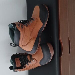 Duluth Trading Co. Steel-toed Blk/Brown Boots -sz Men's 12 Wide